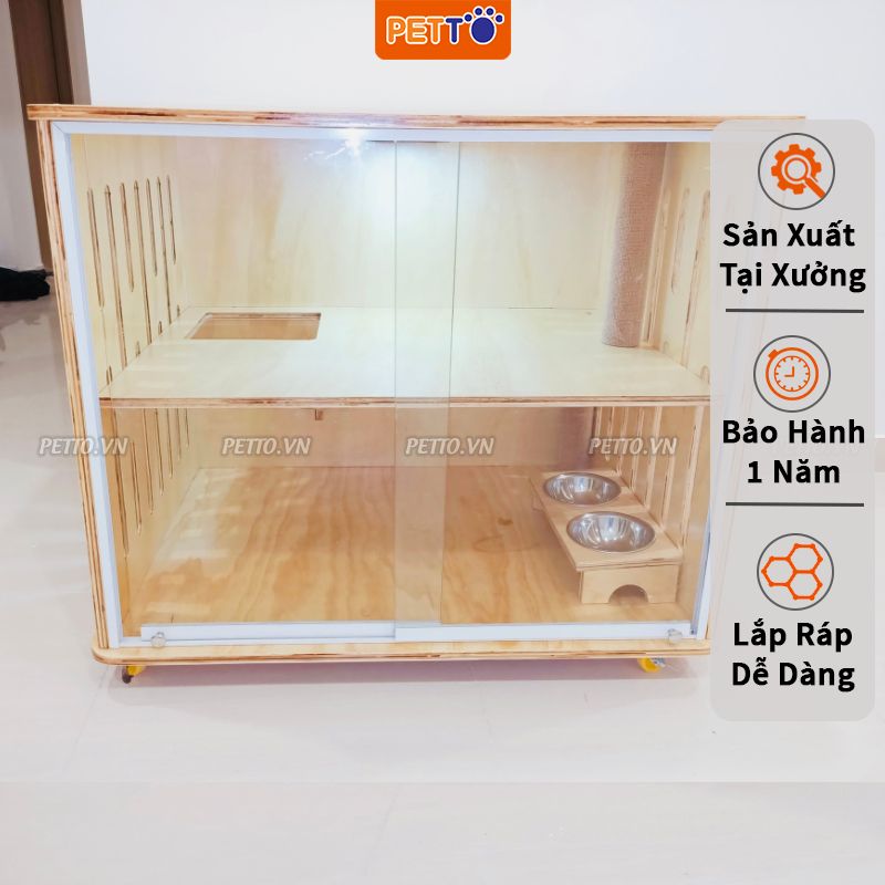 Nhà gỗ cao cấp cho mèo
